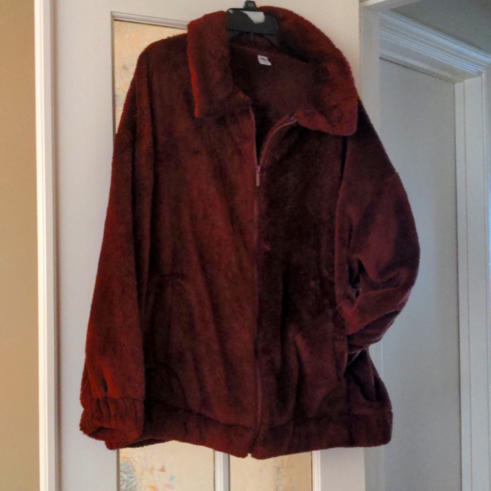 Faux fur coat